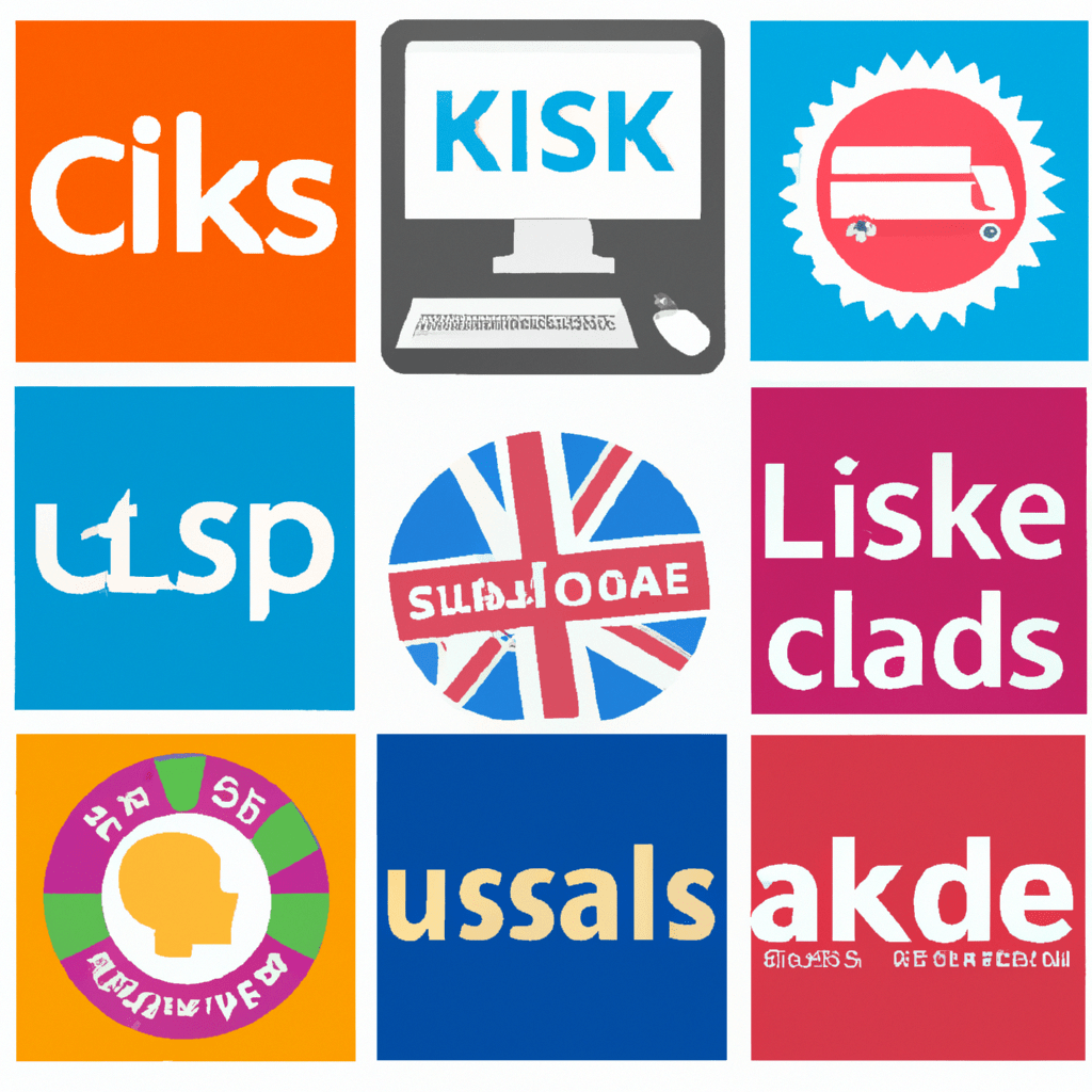A collage of UK classified site logos.