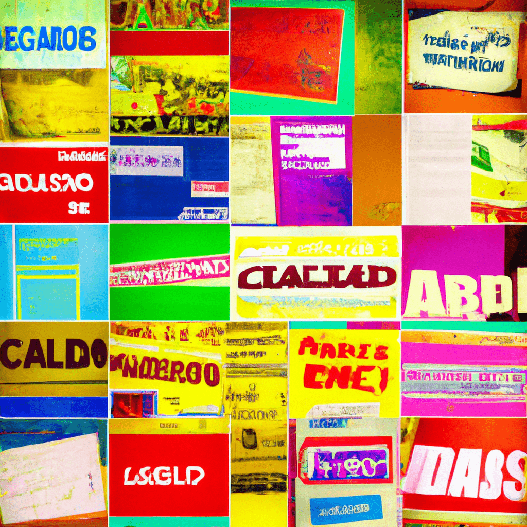 a collage of various classified ads abst 1024x1024 41894182