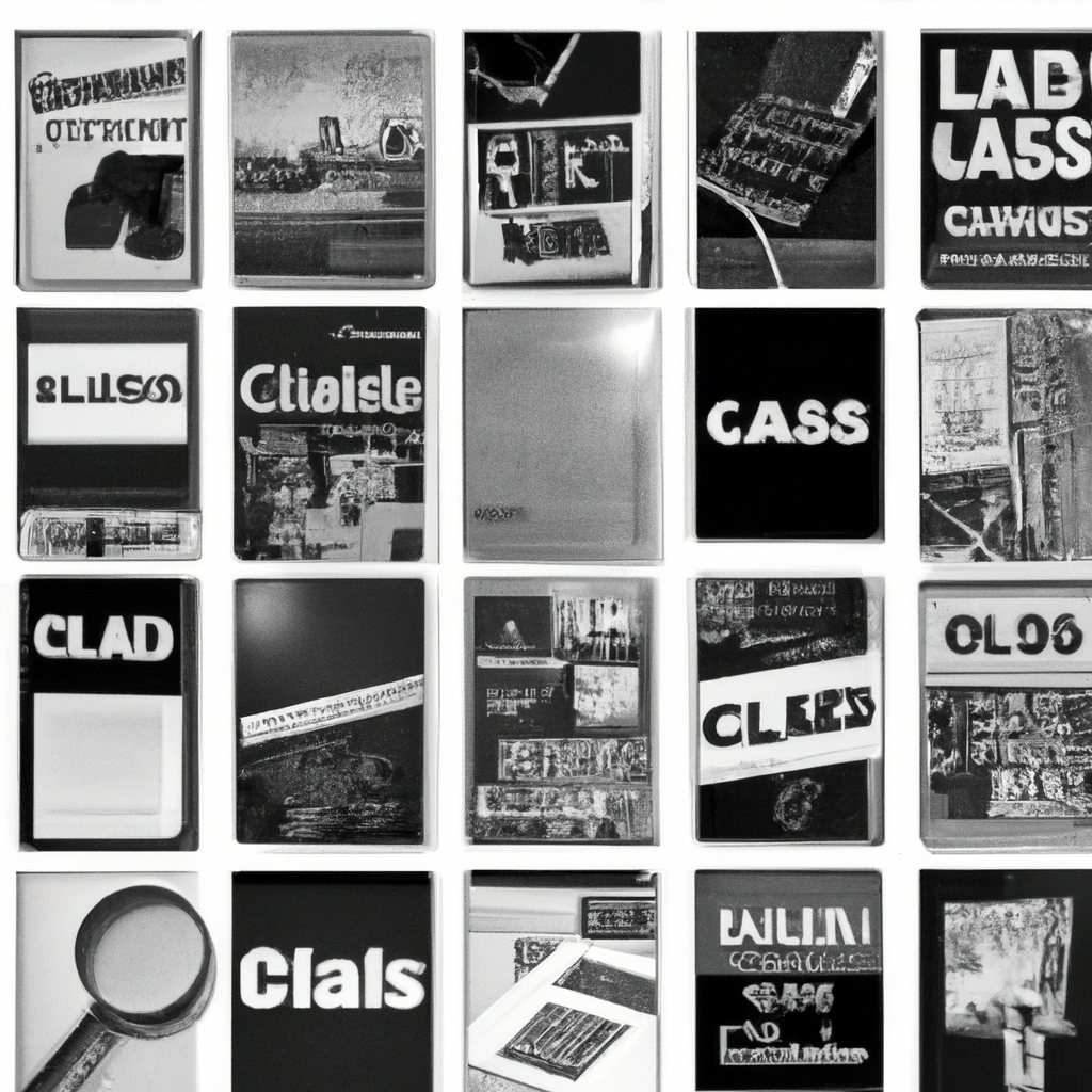 A collage of various classified ads.