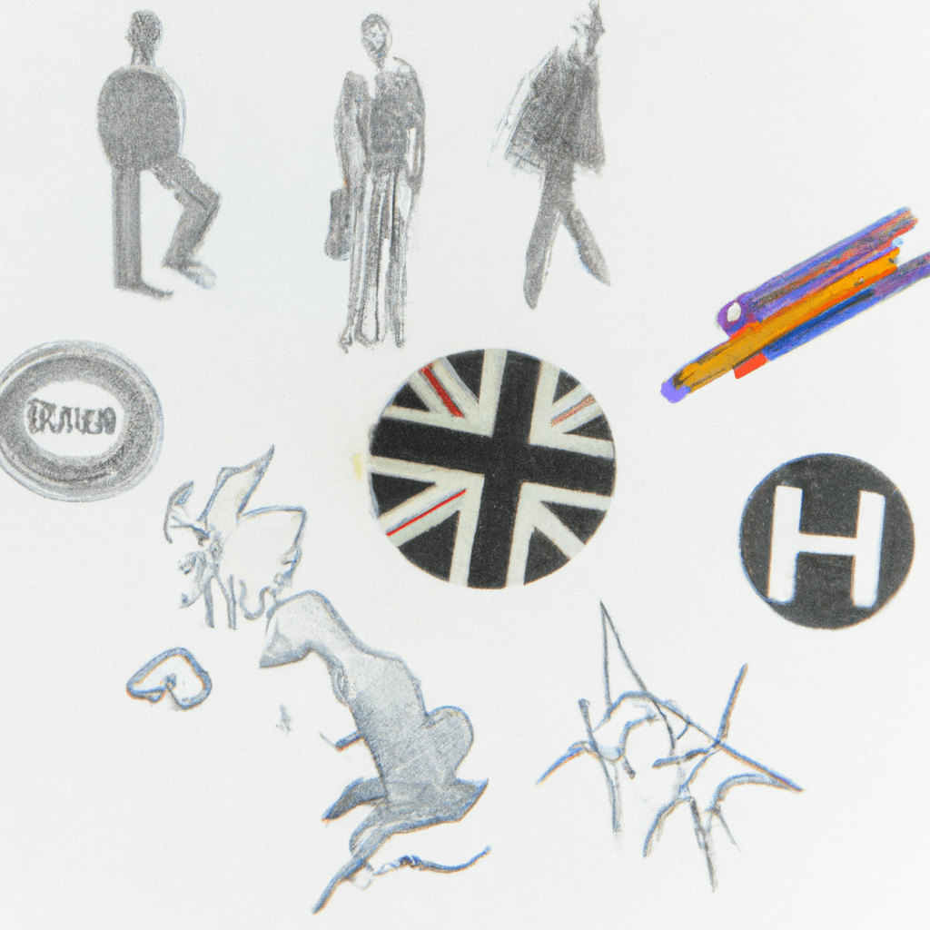A collage of various UK business logos.