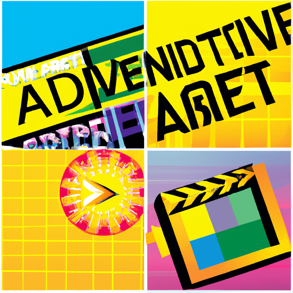 a collage of vibrant eye catching advert 1024x1024 86664343