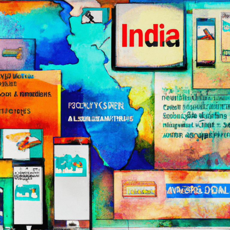 a colorful collage of indian newspaper c 1024x1024 6426873