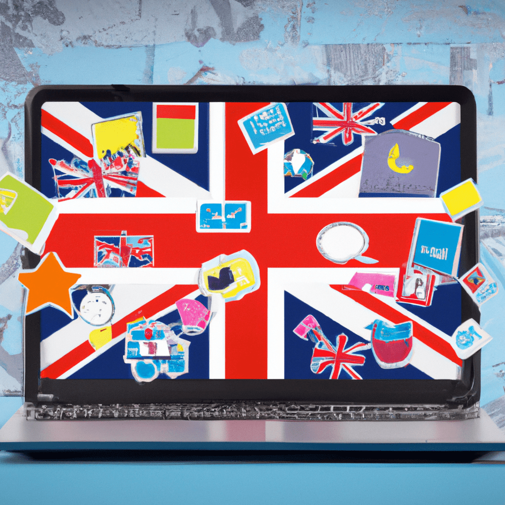 a laptop with a uk flag on its screen su 1024x1024 62707732