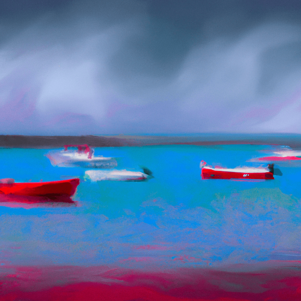 A picturesque coastal scene with boats.