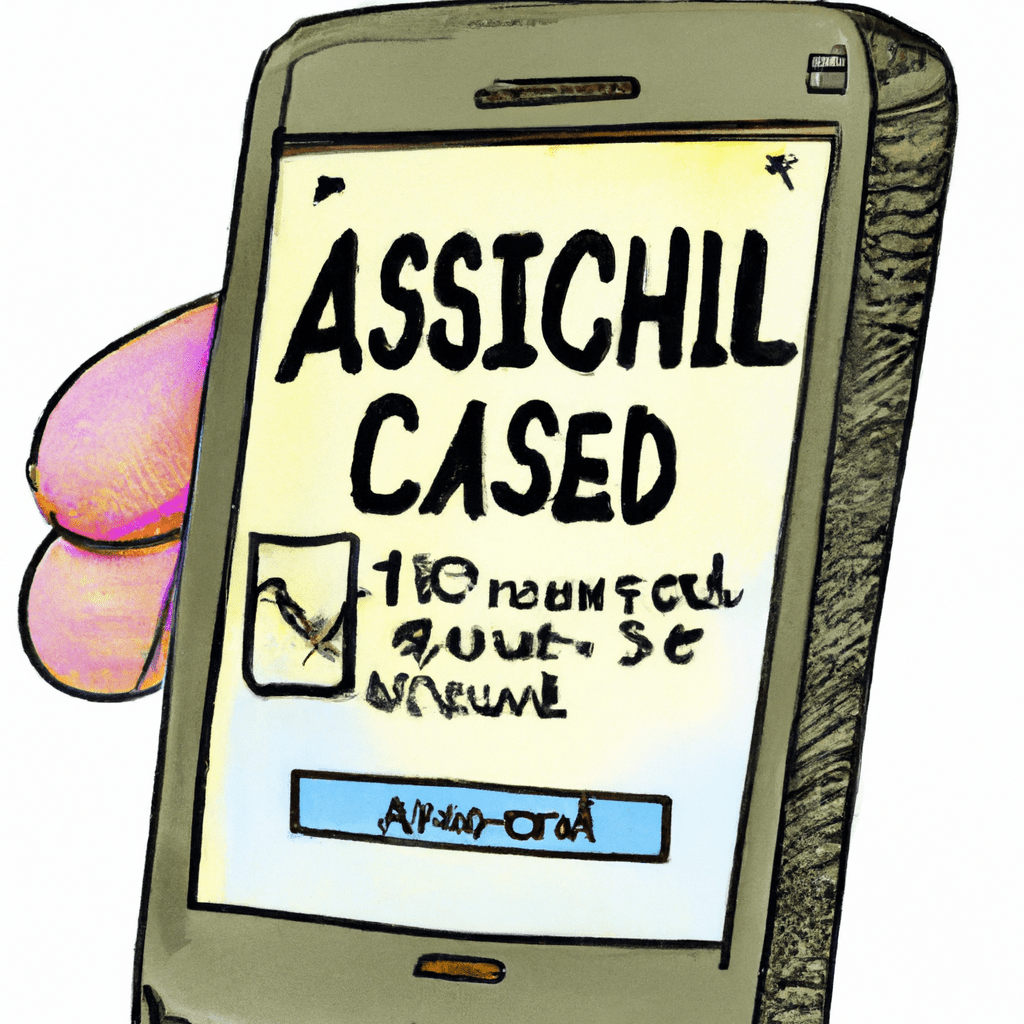 A smartphone displaying a classified ad.