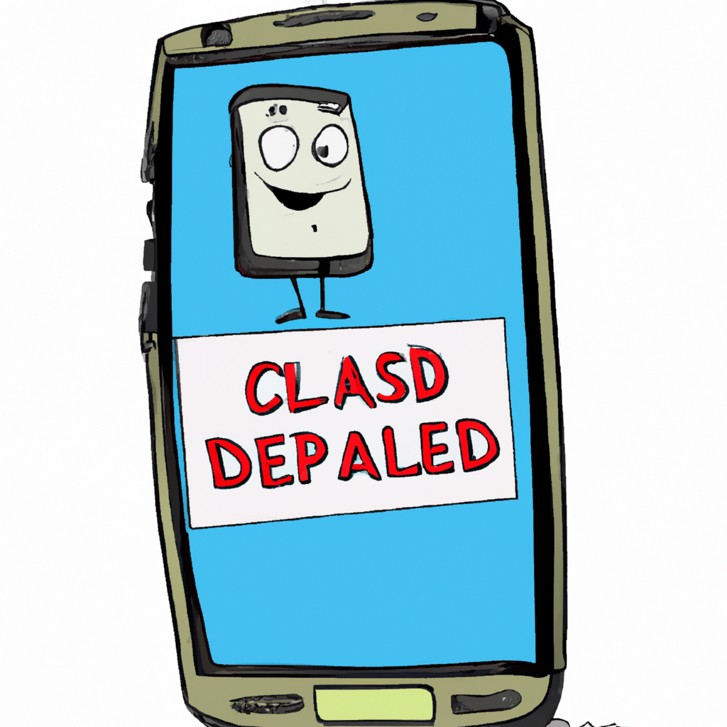 A smartphone displaying a classified ad.
