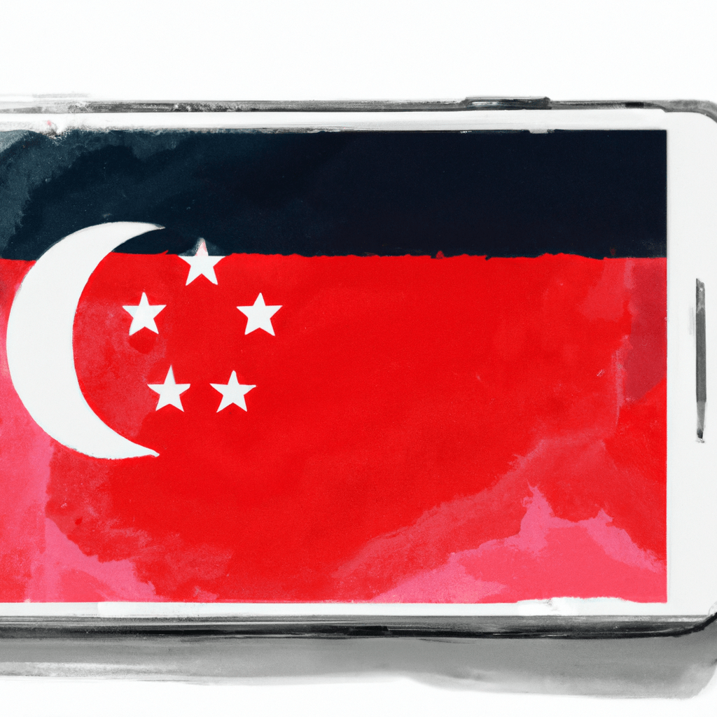 a smartphone with a singapore flag oil p 1024x1024 14858808