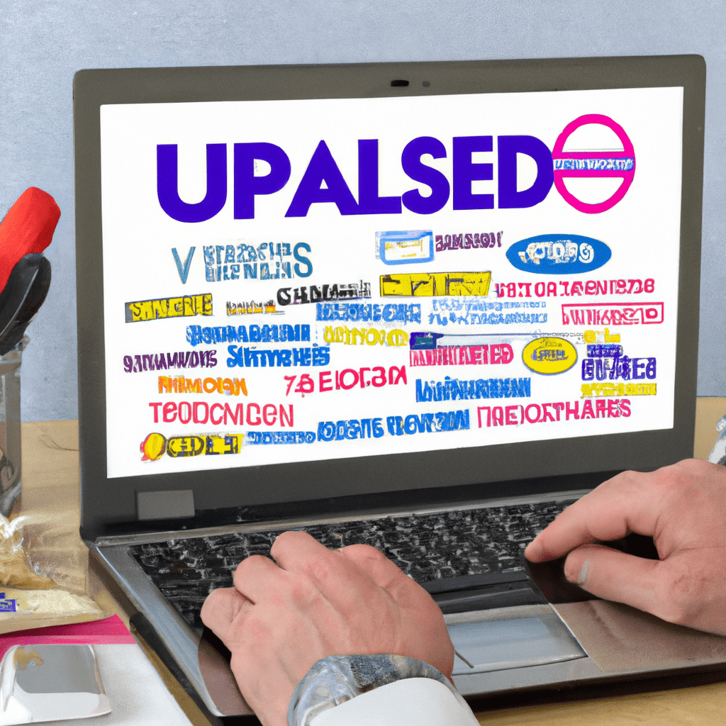 An image of a person posting an ad on a laptop while surrounded by different UK classified site logos.