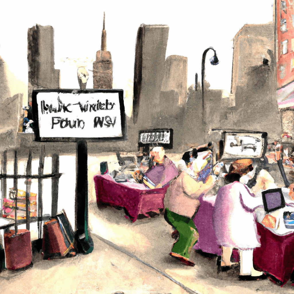 bustling new york marketplace for books 1024x1024 32570288